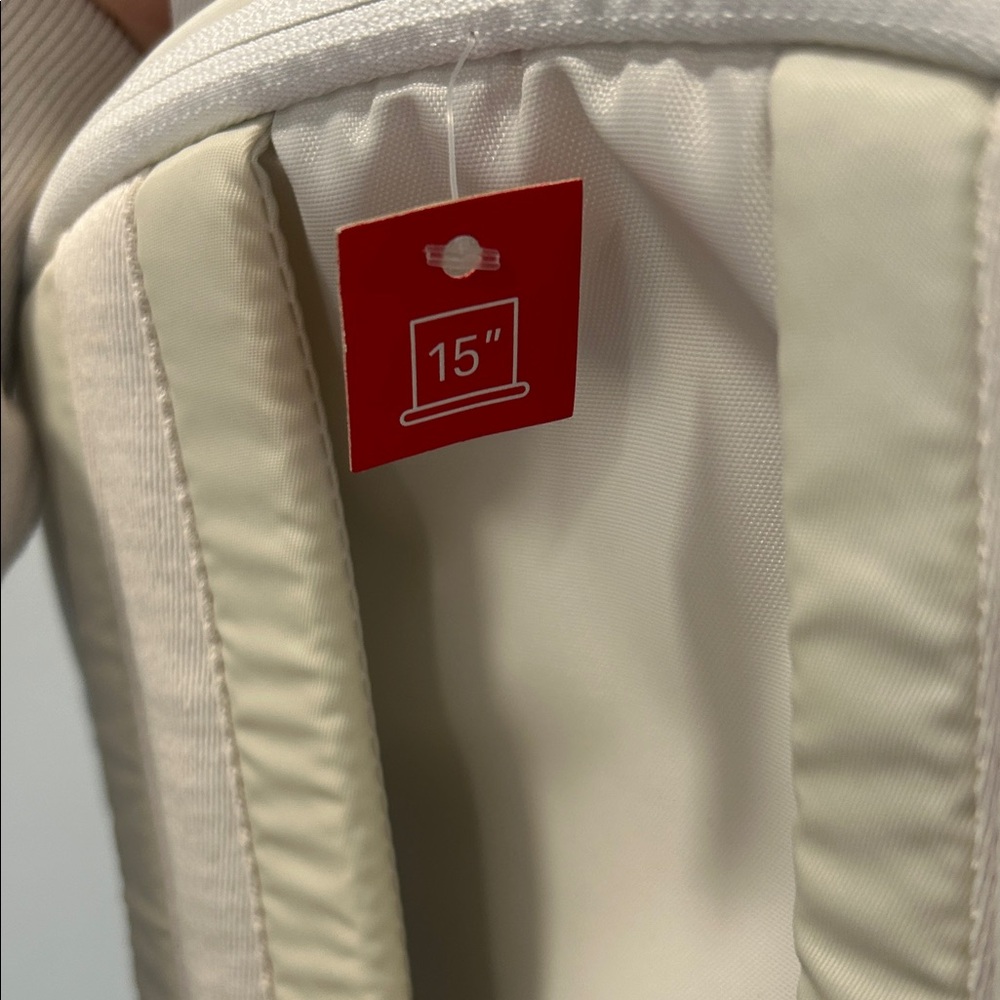 Under Armour White Backpack with Orange Accents - Picture 5 of 6
